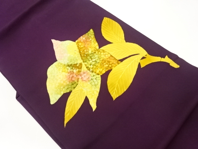 JAPANESE NAGOYA OBI / SHIOZE / FLOWER